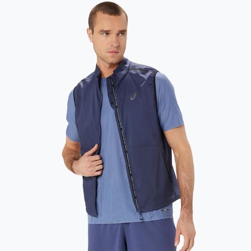 Férfi ujjatlan ASICS Metarun Packable Gilet thunder blue