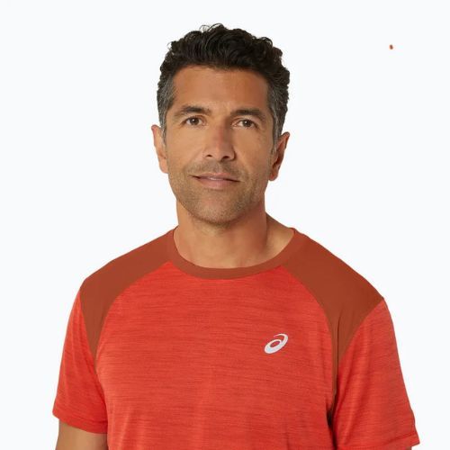 Férfi futópóló ASICS Road true red/spice latte