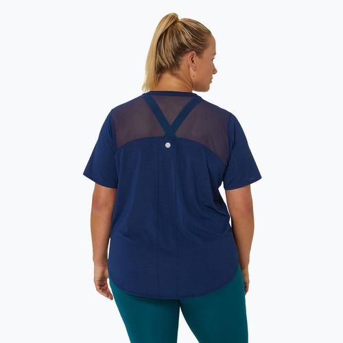 Női futópóló ASICS Road blue expanse