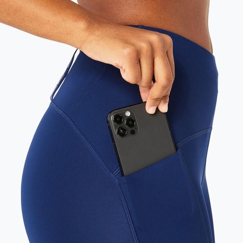 Női futó leggings ASICS High Waist Capri blue expanse