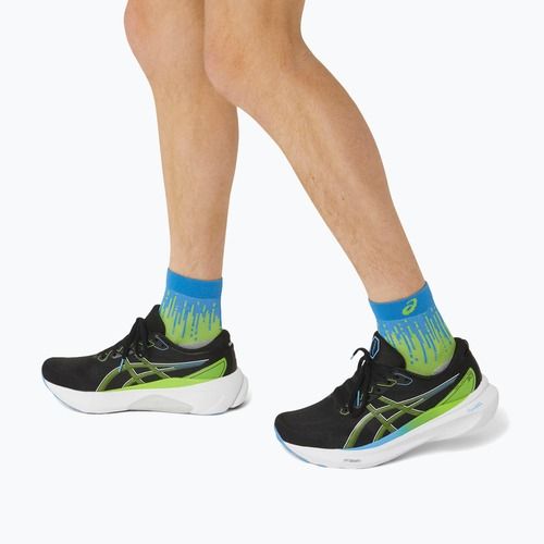 Futózokni ASICS Performance Run Quarter electric lime/waterscape