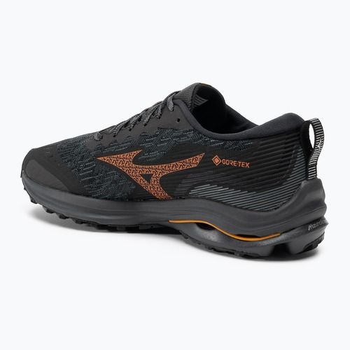Férfi futócipő Mizuno Wave Rider GTX black/nasturtium/carrot curl