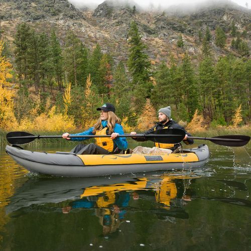 Advanced Elements Island Voyager sárga/szürke 2 személyes felfújható kajak