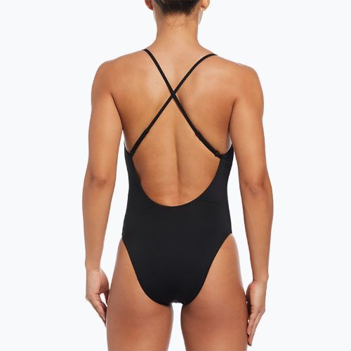 Női egyrészes fürdőruha Nike Sneakerkini 2.0 Croccback black