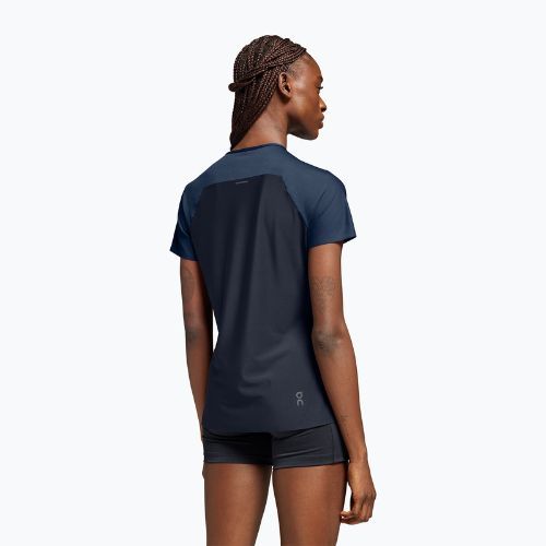 Női futópóló On Performance-T denim/navy