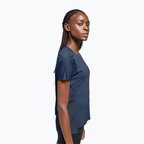 Női futópóló On Performance-T denim/navy