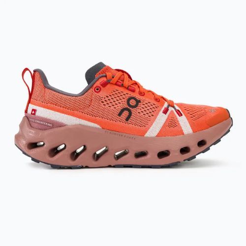 Női futócipő On Cloudsurfer Trail flame/dustrose
