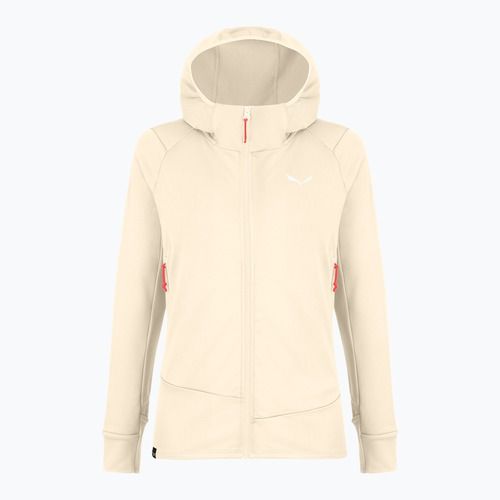 Női trekking pulóver Salewa Puez PL Hooded oatmeal