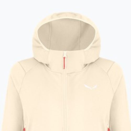 Női trekking pulóver Salewa Puez PL Hooded oatmeal