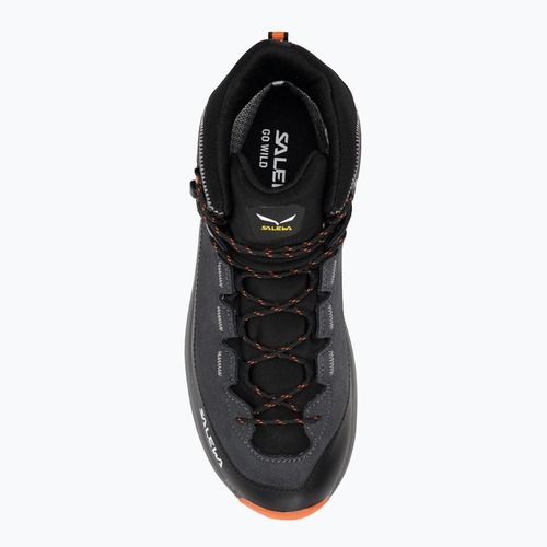 Gyerek trekking cipő Salewa MTN Trainer 2 Mid PTX onyx/alloy
