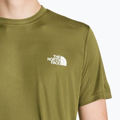 Férfi edzőpóló The North Face Reaxion Red Box Forest Olive
