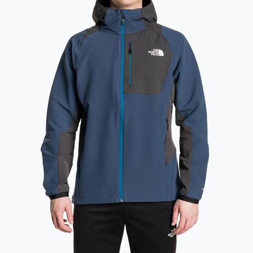 férfi softshell kabát The North Face AO Softshell Hoodie shady blue/asphalt grey
