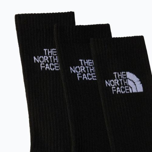 Trekking zokni The North Face Multi Sport Cush Crew Sock 3 darab black