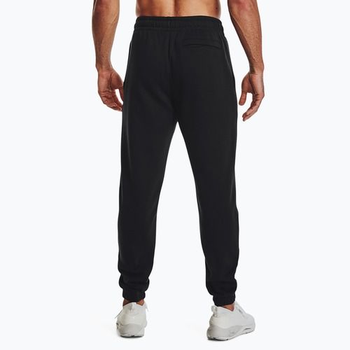 férfi edzőnadrág Under Armour Essential Fleece Joggers black/white
