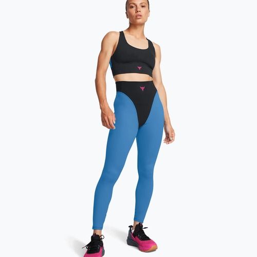 Női edző leggings  Under Armour Project Rock LG Grind Ankle Leg black/viral blue/astro pink