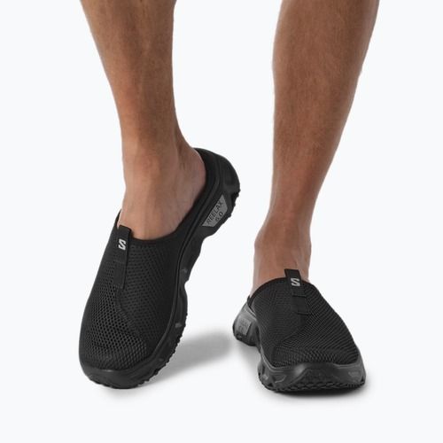 papucs męskie Salomon Reelax Slide 6.0 black/black/alloy