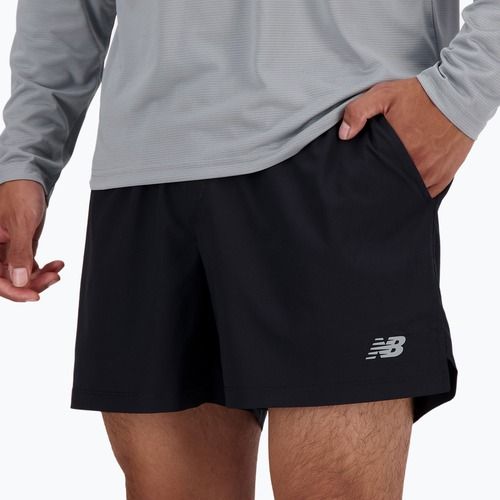 Férfi rövidnadrág New Balance AC Seamless 5 Inch Lined black