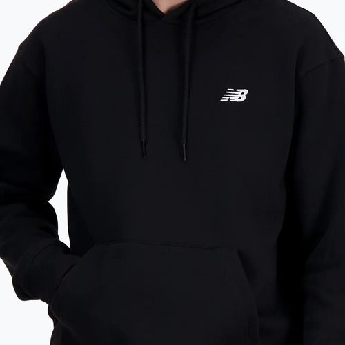 Férfi pulóver New Balance Small Logo French Terry Hoodie black