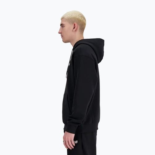 Férfi pulóver New Balance Small Logo French Terry Hoodie black