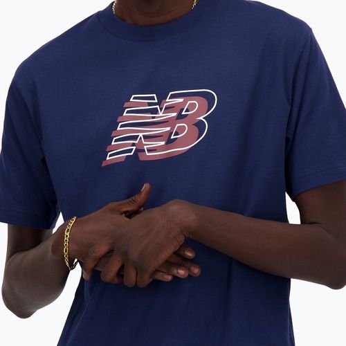 Férfi póló New Balance Graphic nb navy
