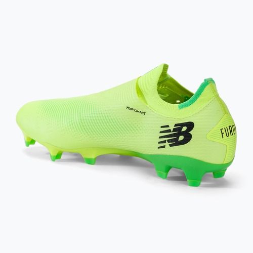 Férfi focicipő New Balance Furon Pro FG V7+ bleached lime glo