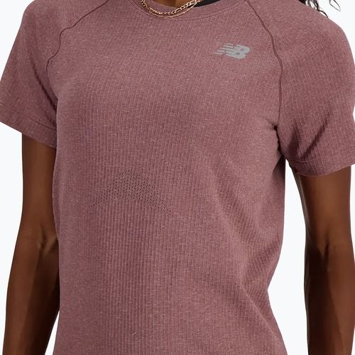 Női póló New Balance Seamless licorice heather