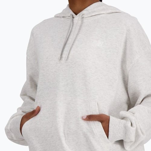 Női kapucnis pulóverNew Balance French Terry Small Logo Hoodie ash heather