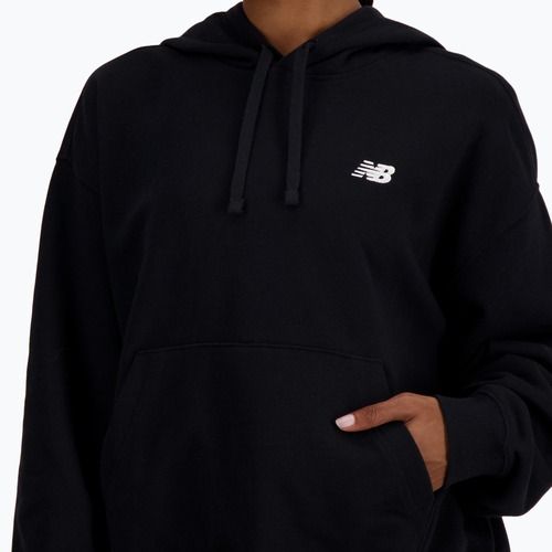 Női kapucnis pulóverNew Balance French Terry Small Logo Hoodie black