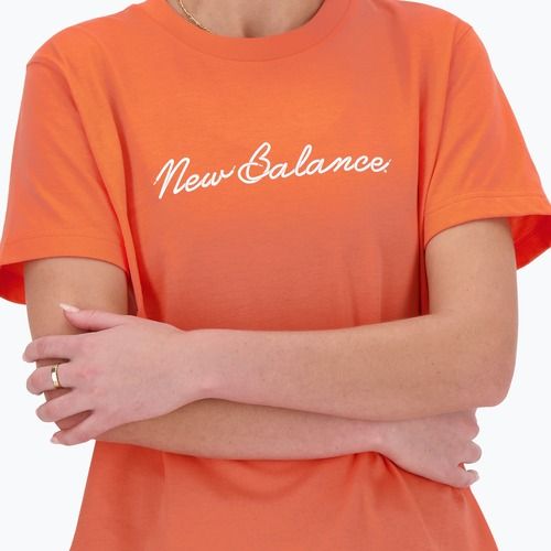 Női póló New Balance Script Tee gulfred