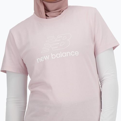 Női New Balance Script Tee stonepin póló