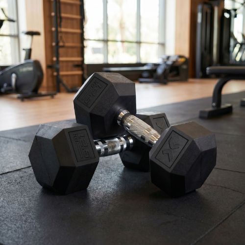 XTREXO Hex gumírozott súlyzó 12,5 kg