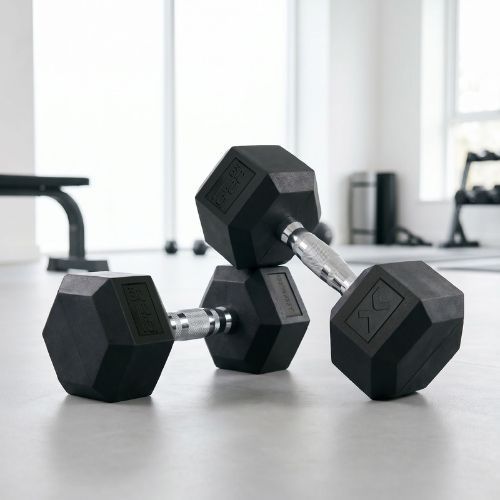 XTREXO Hex 22,5 kg-os gumírozott súlyzó