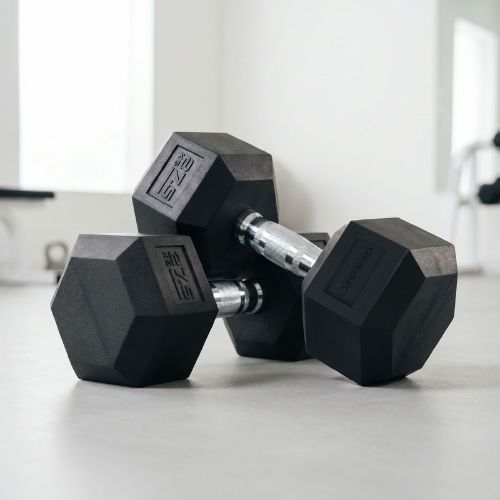 XTREXO Hex 27,5 kg-os gumírozott súlyzó