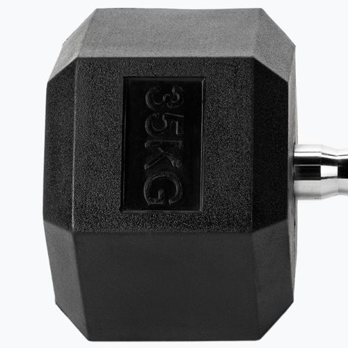 XTREXO Hex 35 kg-os gumírozott súlyzó