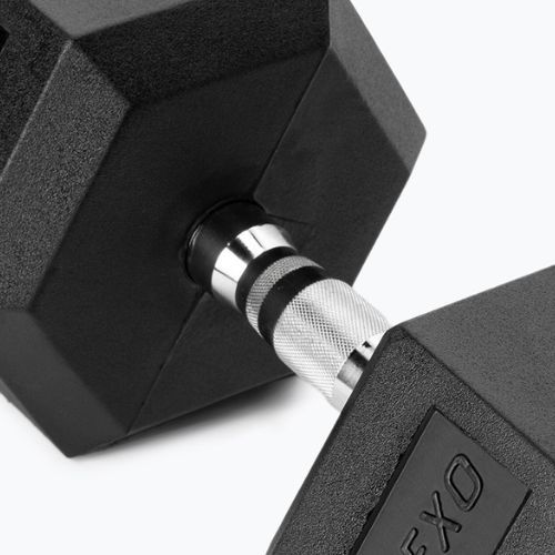 XTREXO Hex 35 kg-os gumírozott súlyzó