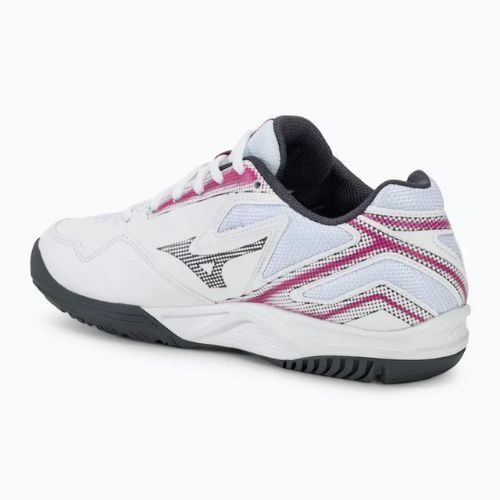 Női teniszcipő Mizuno Break Shot 4 AC white / pink tetra / turbulence