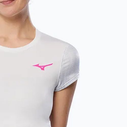 Női teniszpóló Mizuno Charge Printed Tee white