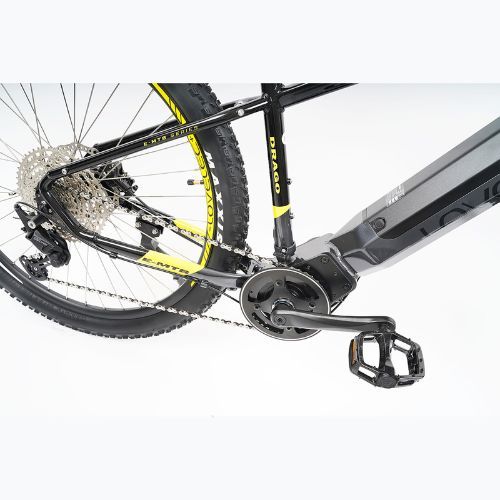 LOVELEC Drago 36V 20Ah 720Wh szürke/sárga elektromos kerékpár