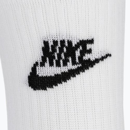 Nike Sportswear Everyday Essential zokni 3 pár fehér/fekete