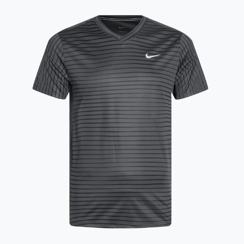 Férfi teniszpóló Nike Court Dri-Fit Top Novelty anthracite/white