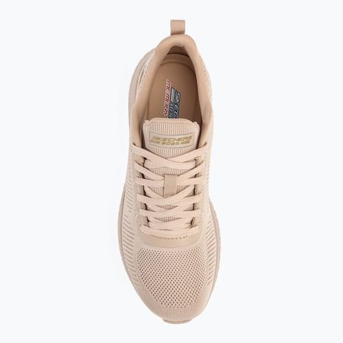 női cipő SKECHERS Bobs Squad Chaos Face Off beige