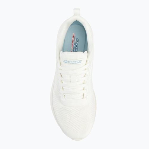 női cipő SKECHERS Bobs Squad Chaos Face Off white/white