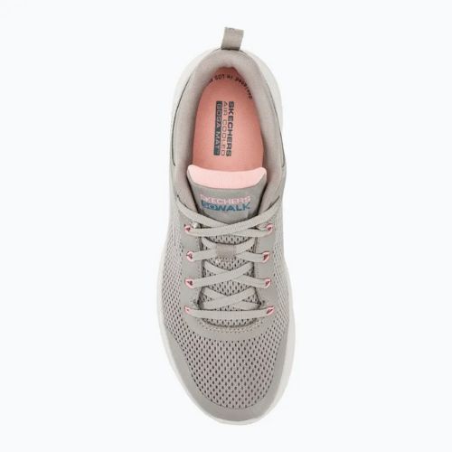 Női SKECHERS Go Walk Flex Caley taupe/rózsaszín cipő