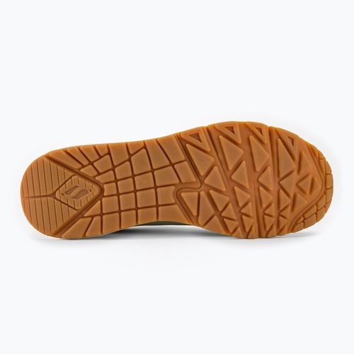női cipő SKECHERS Uno Shimmer Away sage/rose gold/mesh