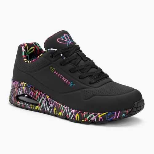 női cipő SKECHERS Uno Loving Love black
