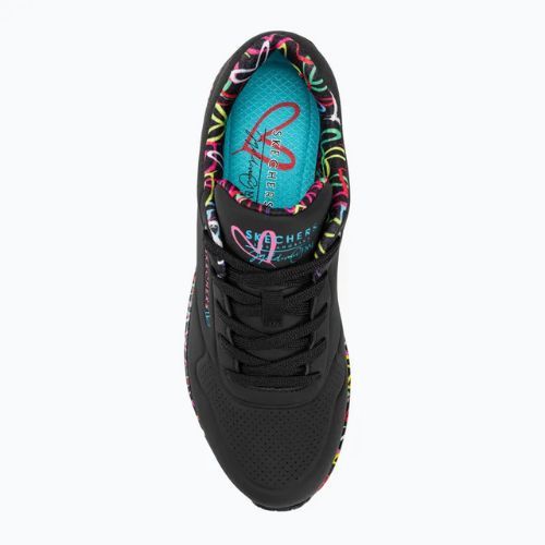 női cipő SKECHERS Uno Loving Love black