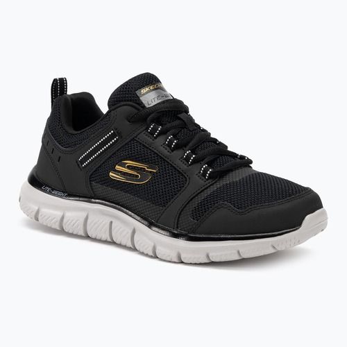férfi cipő SKECHERS Track Knockhill black/gold