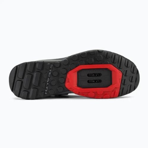 Férfi MTB kerékpáros cipő adidas FIVE TEN Trailcross Clip A mag fekete/szürke három/piros