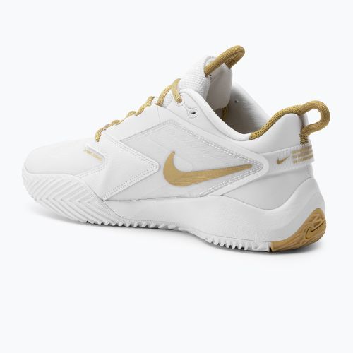 Röplabda cipő Nike Zoom Hyperace 3 white/mtlc gold-photon dust