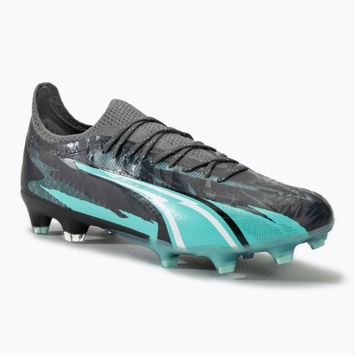 Focicipő PUMA Ultra Ultimate Rush FG/AG strong gray/puma white/elektro aqua